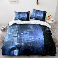 Game Cyberpunk 2077 Bedding Set Cosplay Quilt Covers Without Filler