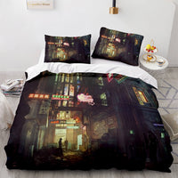 Game Cyberpunk 2077 Bedding Set Cosplay Quilt Covers Without Filler