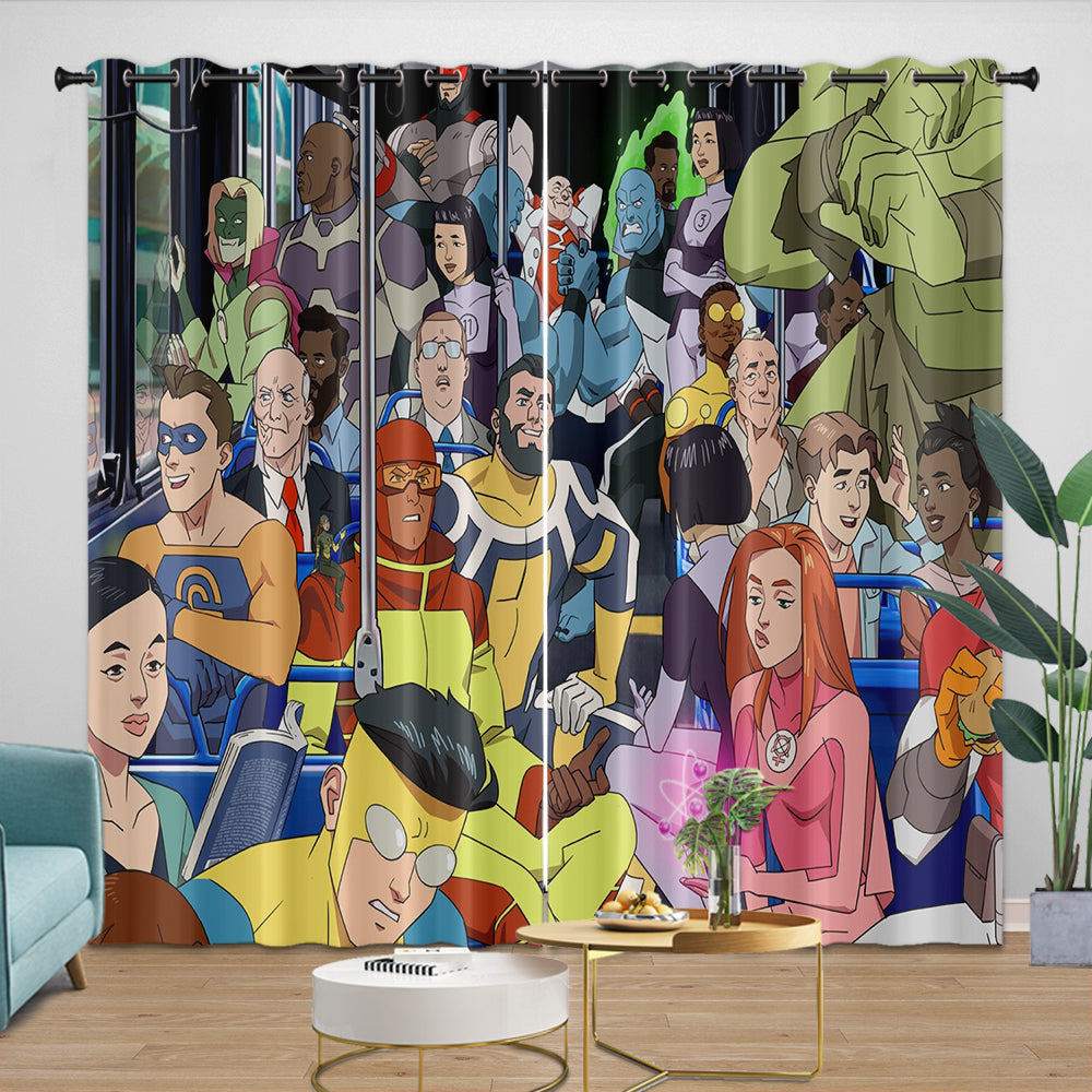 Invincible Curtains Blackout Window Drapes