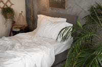 Kids Crinkle Percale Organic Cotton Sheet Set + Pillowcases Nest Bedding® 