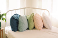Kids Crinkle Percale Organic Cotton Sheet Set + Pillowcases Nest Bedding® 