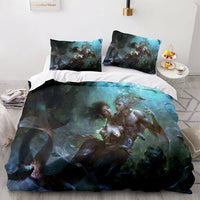 Mermaid Cosplay Bedding Set Kids Quilt Cover