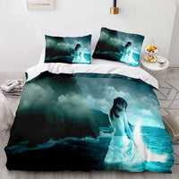 Mermaid Cosplay Bedding Set Kids Quilt Cover
