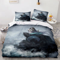 Mermaid Cosplay Bedding Set Kids Quilt Cover