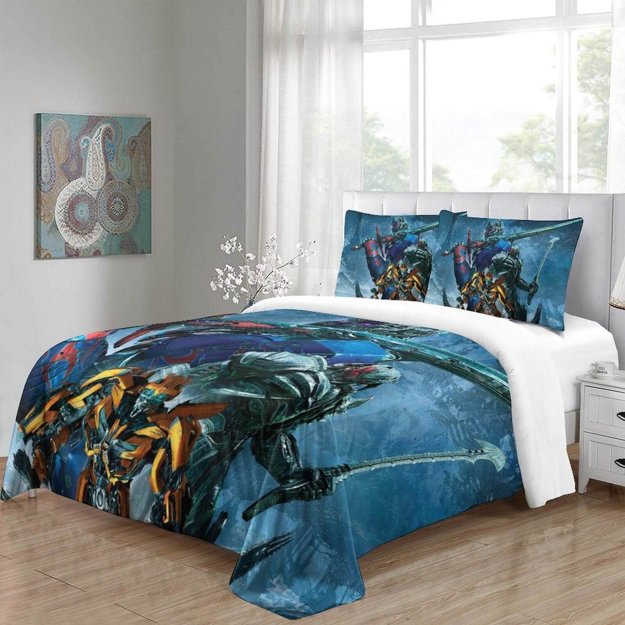 Optimus Prime Bedding Set Quilt Duvet Cover Without Filler