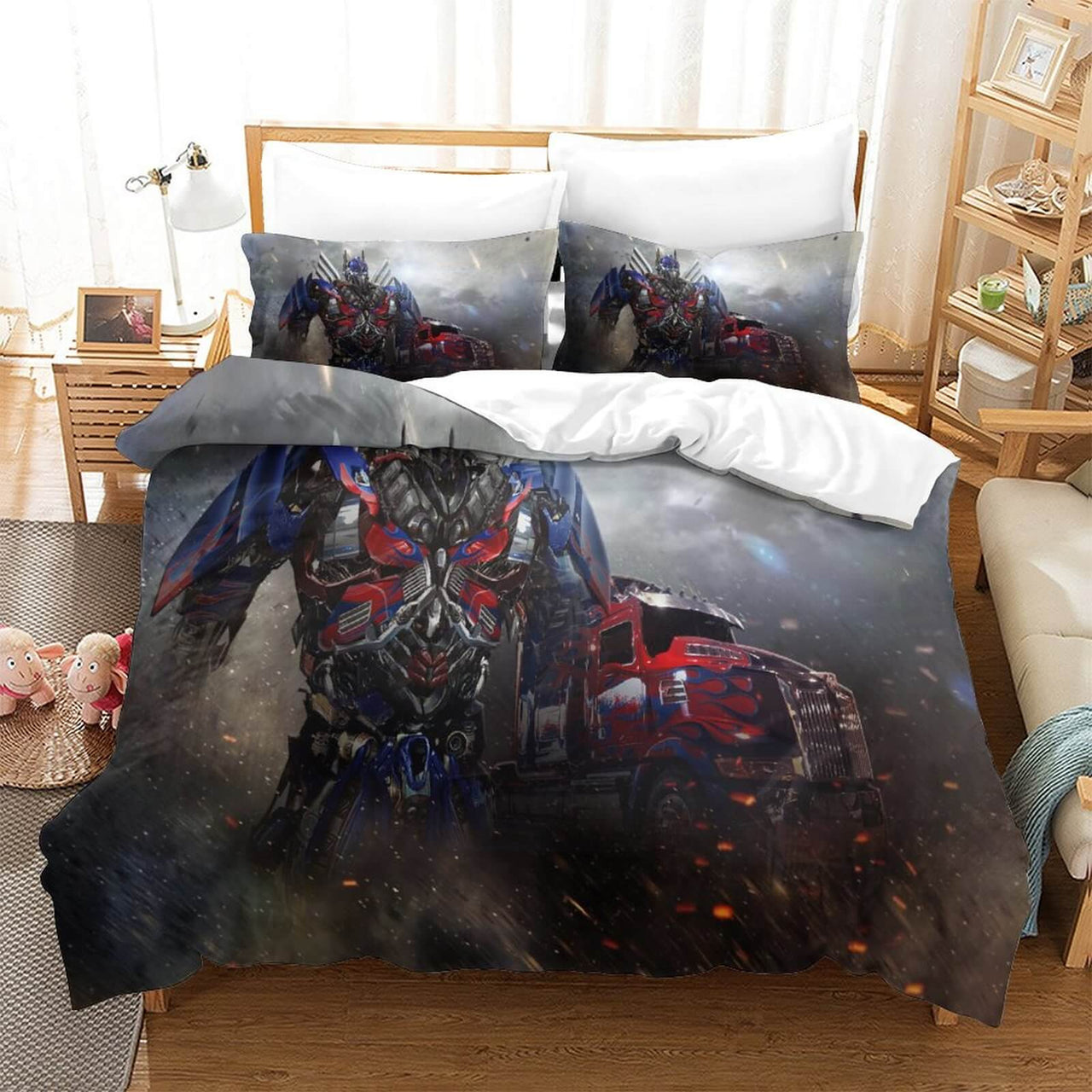Optimus Prime Bedding Set Quilt Duvet Cover Without Filler