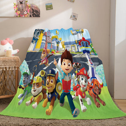 PAW Patrol Flannel Fleece Throw Cosplay Blanket