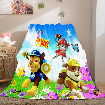 PAW Patrol Flannel Fleece Throw Cosplay Blanket