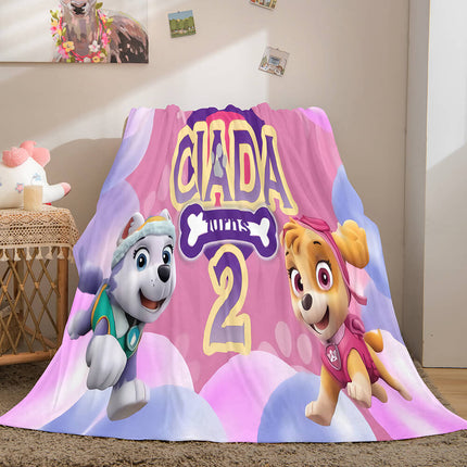 PAW Patrol Flannel Fleece Throw Cosplay Blanket