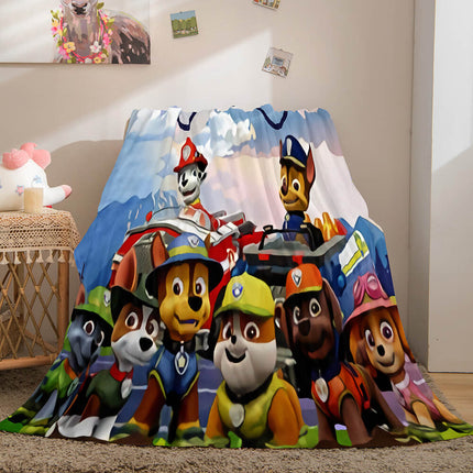 PAW Patrol Flannel Fleece Throw Cosplay Blanket