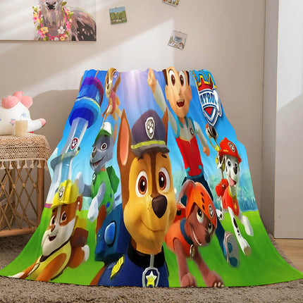 PAW Patrol Flannel Fleece Throw Cosplay Blanket