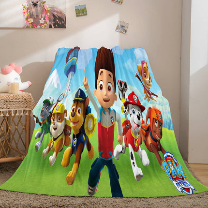 PAW Patrol Flannel Fleece Throw Cosplay Blanket