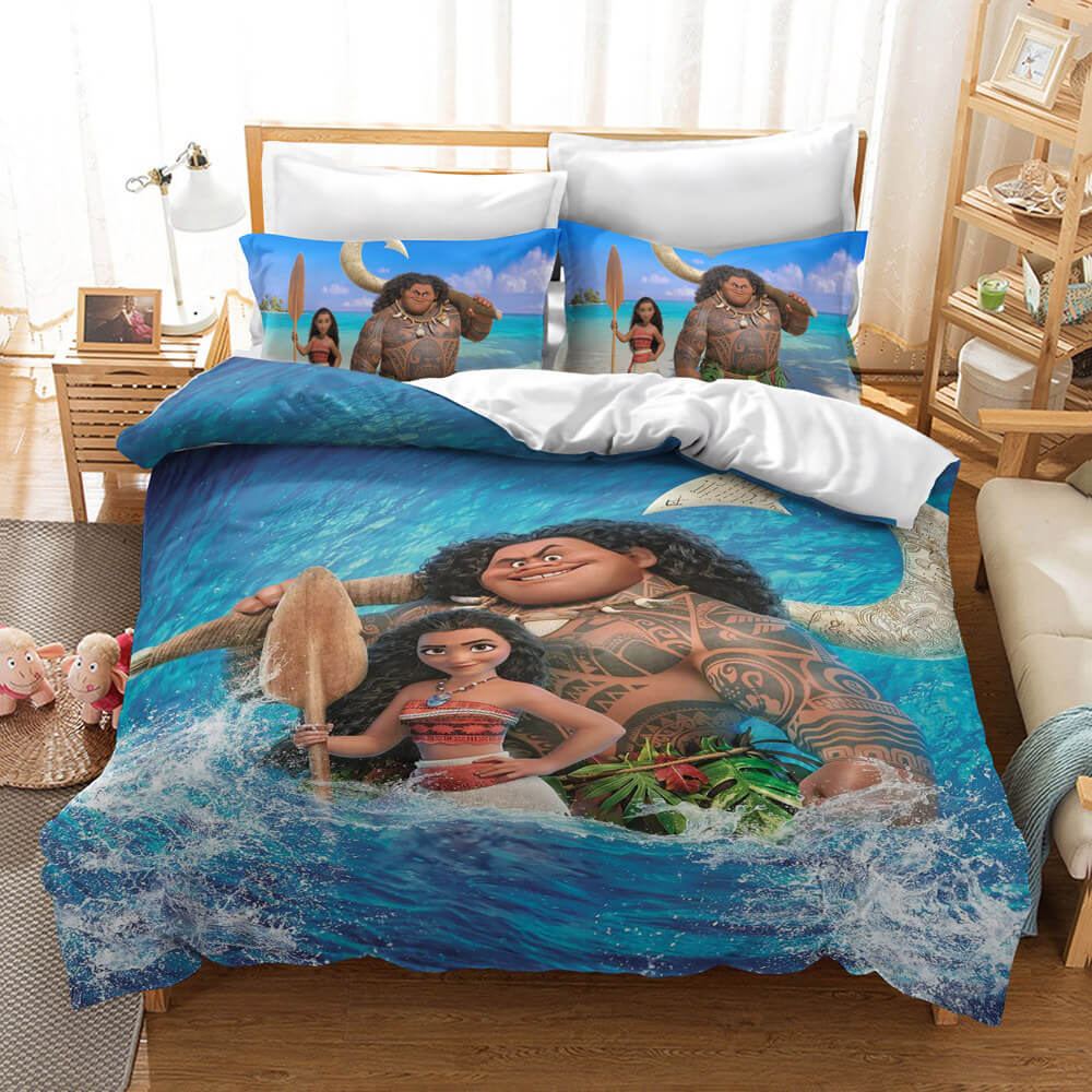 Princess Moana Cosplay Bedding Set Quilt Cover Without Filler