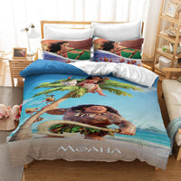 Princess Moana Cosplay Bedding Set Quilt Cover Without Filler