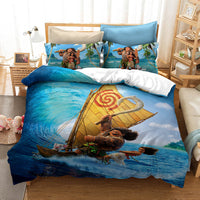 Princess Moana Cosplay Bedding Set Quilt Cover Without Filler