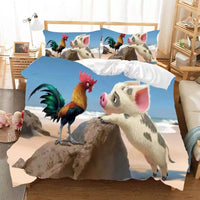 Princess Moana Cosplay Bedding Set Quilt Cover Without Filler