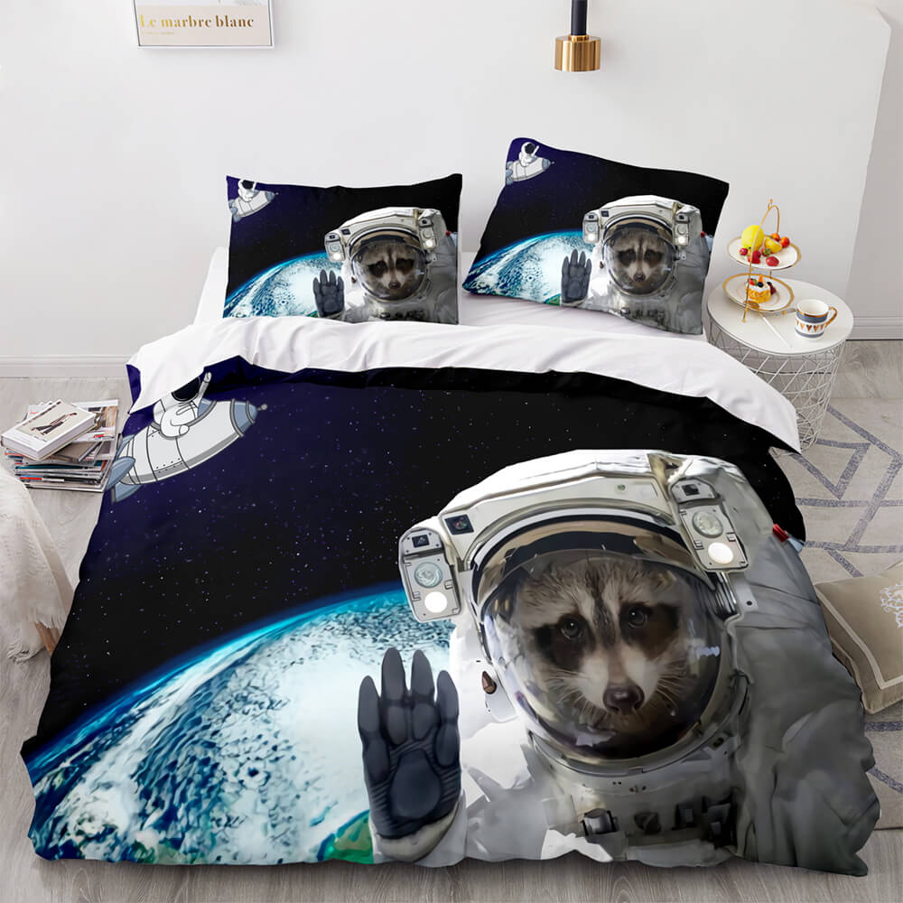 Space Astronaut Bedding Sets Quilt Covers Without Filler