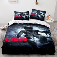 Space Astronaut Bedding Sets Quilt Covers Without Filler