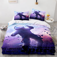 Space Astronaut Bedding Sets Quilt Covers Without Filler