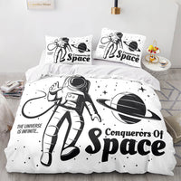 Space Astronaut Bedding Sets Quilt Covers Without Filler
