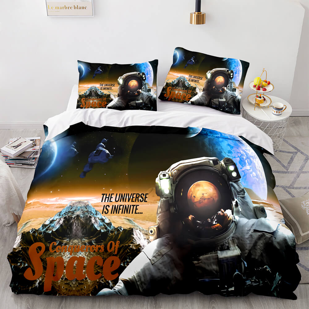 Space Astronaut Bedding Sets Quilt Covers Without Filler