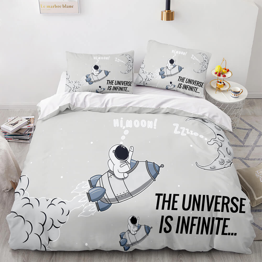 Space Astronaut Bedding Sets Quilt Covers Without Filler