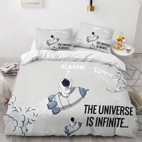 Space Astronaut Bedding Sets Quilt Covers Without Filler