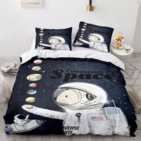 Space Astronaut Bedding Sets Quilt Covers Without Filler