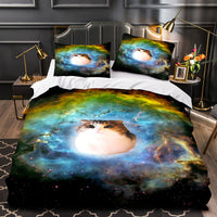 Space Cat Astronaut Cats In Space Bedding Set Duvet Cover Bedding Sets