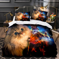 Space Cat Astronaut Cats In Space Bedding Set Duvet Cover Bedding Sets