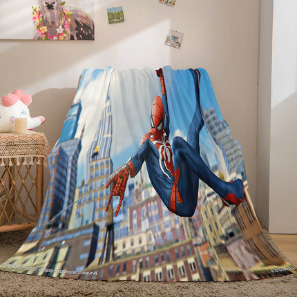 Spiderman Flannel Fleece Throw Blanket