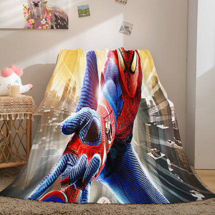 Spiderman Flannel Fleece Throw Blanket