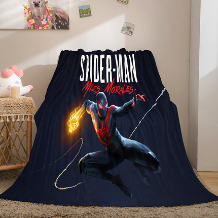 Spiderman Flannel Fleece Throw Blanket