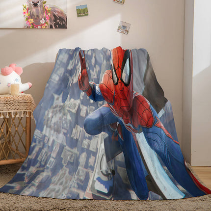 Spiderman Flannel Fleece Throw Blanket