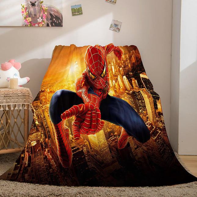 Spider-Man Flannel Fleece Throw Blanket