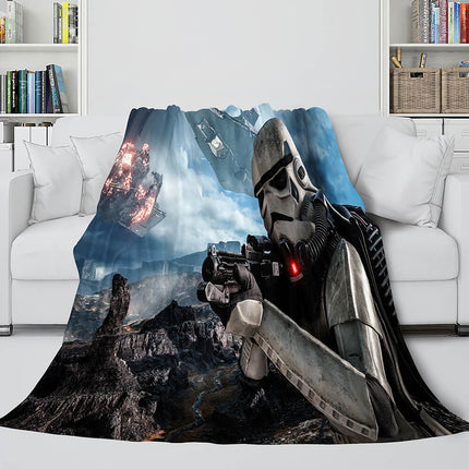 Star Wars Series Flannel Fleece Throw Cosplay Blanket