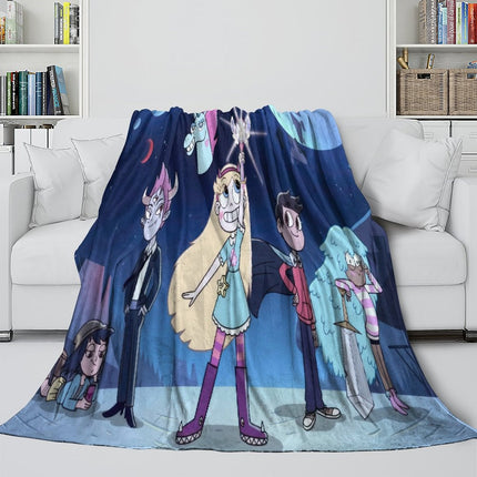 Star vs the Forces of Evil Blanket Flannel Fleece Throw