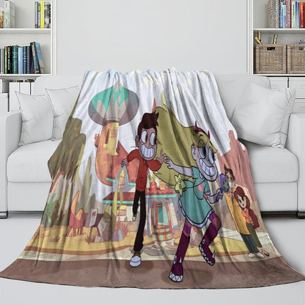 Star vs the Forces of Evil Blanket Flannel Fleece Throw