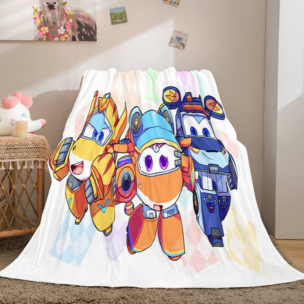 Super Wings Flannel Fleece Throw Blanket