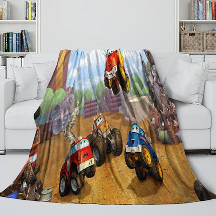 The Adventures Of Chuck And Friends Blanket Flannel Fleece Throw