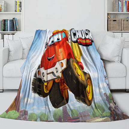 The Adventures Of Chuck And Friends Blanket Flannel Fleece Throw