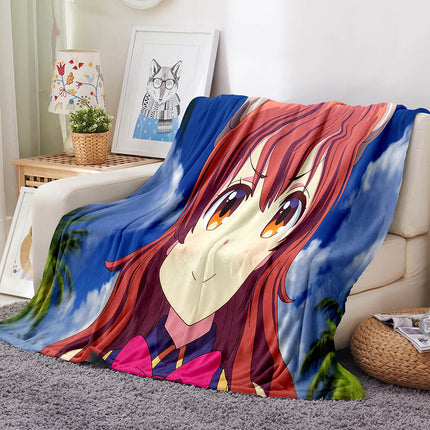 The Demon Girl Next Door Blanket Flannel Fleece Blanket Throw Blanket