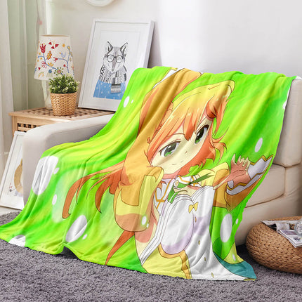 The Demon Girl Next Door Flannel Fleece Blanket Throw Cosplay Blanket