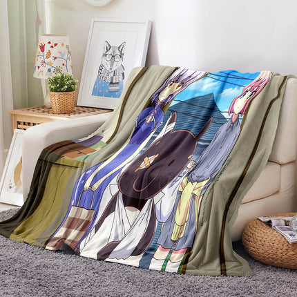 The Demon Girl Next Door Flannel Fleece Blanket Throw Cosplay Blanket