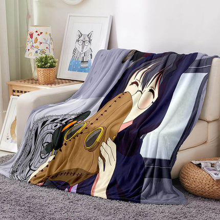 The Demon Girl Next Door Flannel Fleece Blanket Throw Cosplay Blanket