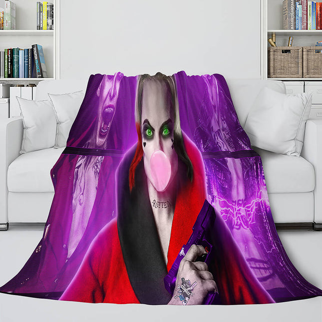 The Suicide Squad Flannel Fleece Throw Cosplay Blanket