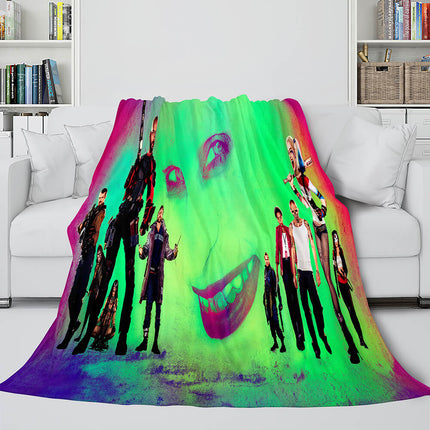 The Suicide Squad Flannel Fleece Throw Cosplay Blanket