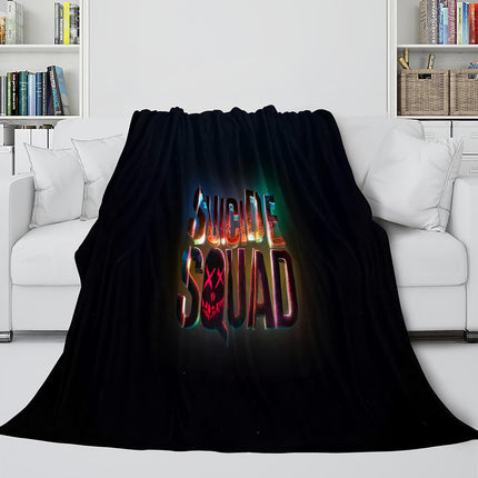 The Suicide Squad Flannel Fleece Throw Cosplay Blanket