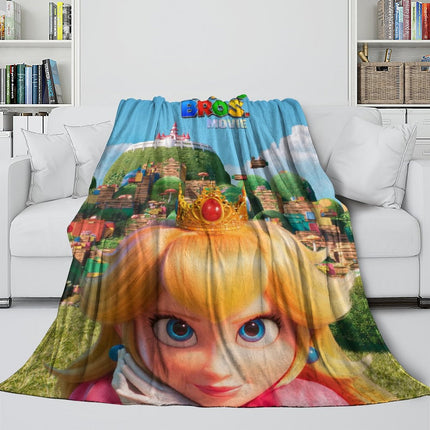 The Super Mario Bros Movie Blanket Flannel Fleece Throw