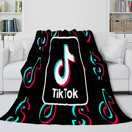 TikTok Blanket Tik Tok Flannel Fleece Throw Cosplay Blanket